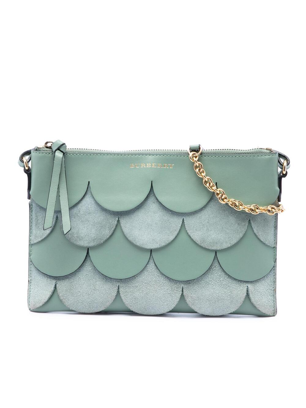 Burberry Scalloped Leather And Suede #346620B41B
